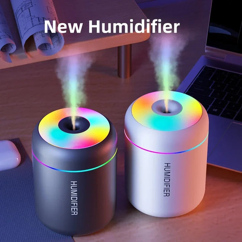 Mini USB Humidifier & Aroma Diffuser – Perfect for Home, Car, and Bedroom 180ml