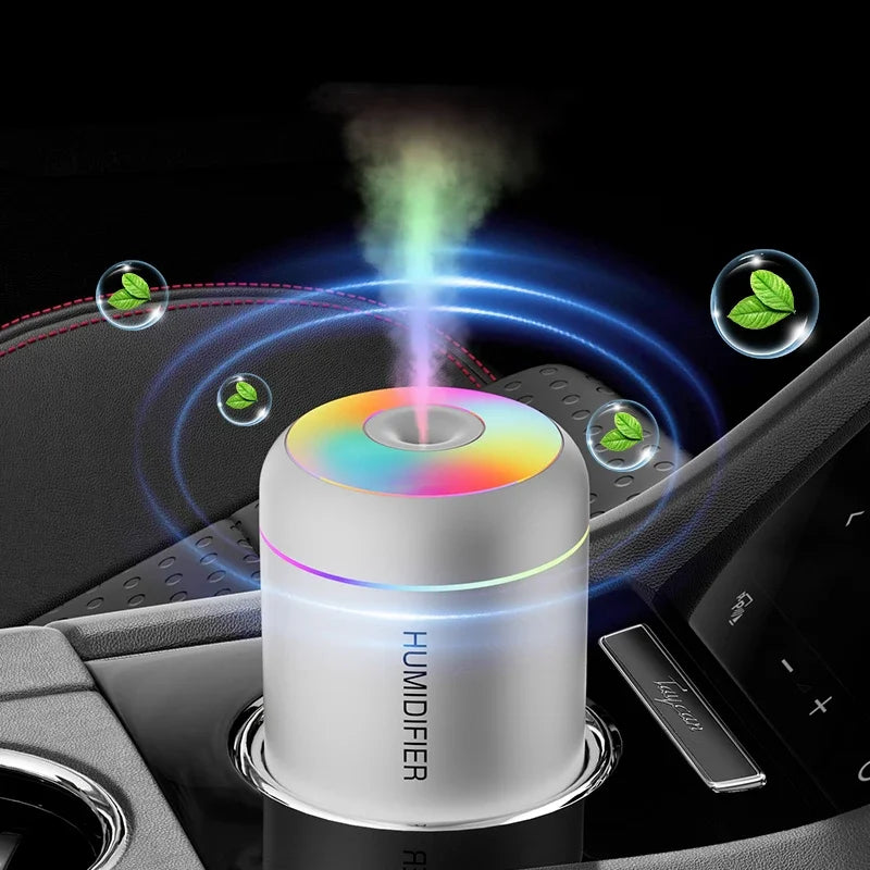 Mini USB Humidifier & Aroma Diffuser – Perfect for Home, Car, and Bedroom 180ml